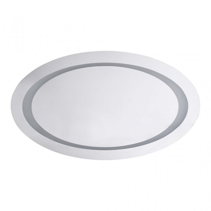 Specchio ovale 80x50 cm con luce LED e sensore di movimento