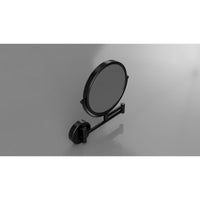 Specchio ingranditore rotondo DARK in ottone nero / ø 19cm