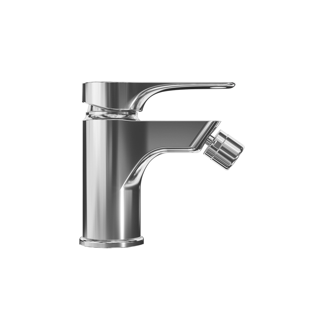 Set miscelatore lavabo alto e bidet senza scarico cromato | Mia