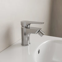 Set miscelatore lavabo ad incasso e bidet senza scarico cromato | Mia