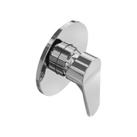 Set doccia cromato - Miscelatore incasso Judy con braccio e soffione slim 20 cm