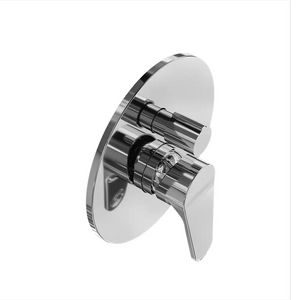 Miscelatore doccia ad incasso con deviatore a leva in ottone cromato | Judy