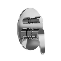 Set doccia cromato - Miscelatore incasso 2 vie Judy, braccio 40cm, soffione slim 30cm e doccino