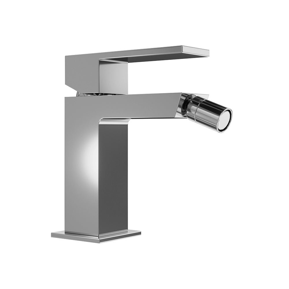 Set miscelatore lavabo e bidet senza scarico ed incasso doccia con deviatore in ottone cromato | Hedy