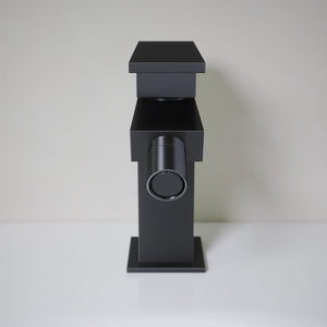 Set miscelatore lavabo, bidet ed incasso doccia monocomando in ottone nero opaco | Hedy