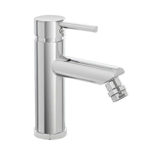 Miscelatore bidet inox cromato lucido con piletta click-clack  York