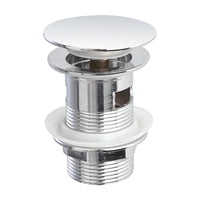 Miscelatore bidet inox cromato lucido con piletta click-clack  York