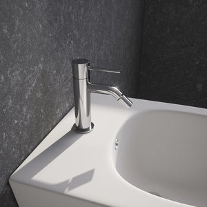 Set miscelatore lavabo ad incasso e bidet ed incasso doccia monocomando in ottone cromato | Katharine