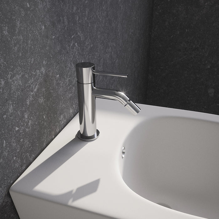 Set miscelatore lavabo ad incasso e bidet ed incasso doccia con deviatore in ottone cromato | Katharine