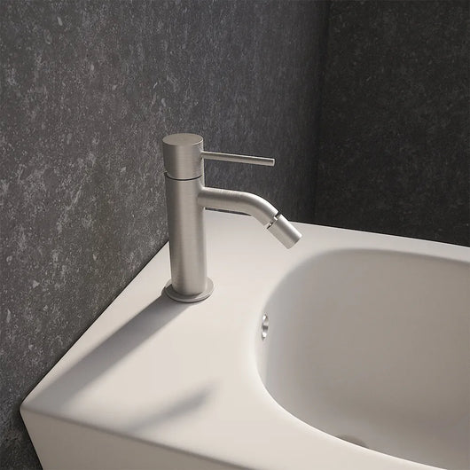 Miscelatore bidet senza scarico nickel spazzolato | Katharine