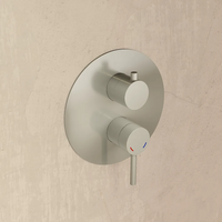 Miscelatore incasso doccia con deviatore nickel spazzolato | Bette