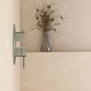 Miscelatore incasso doccia con deviatore nickel spazzolato | Bette