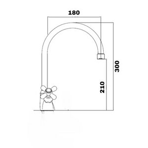 Miscelatore da cucina bicomando Paini Trixi 75CN572 satinato