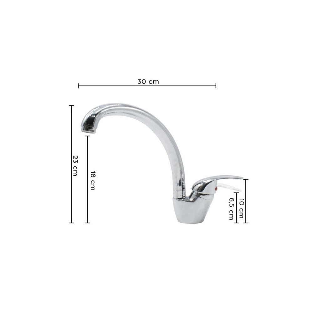 Miscelatore da cucina canna alta avena Ginevra