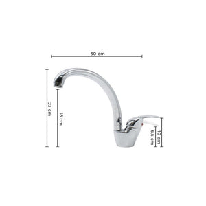 Miscelatore da cucina canna alta avena Ginevra