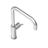 Miscelatore lavello cucina cromato con canna L girevole e leva laterale | Alloro