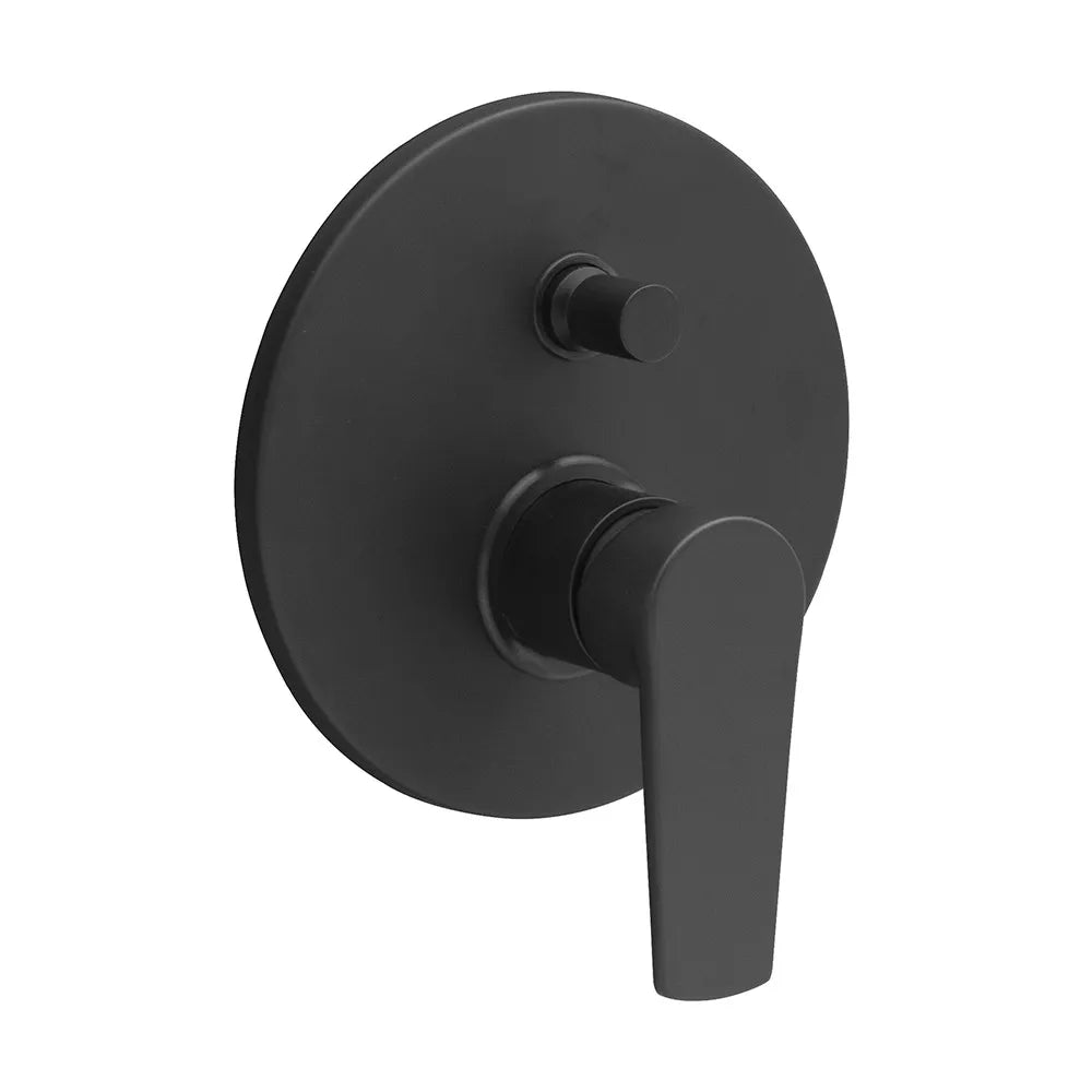 Miscelatore doccia a incasso con deviatore nero opaco  Erika