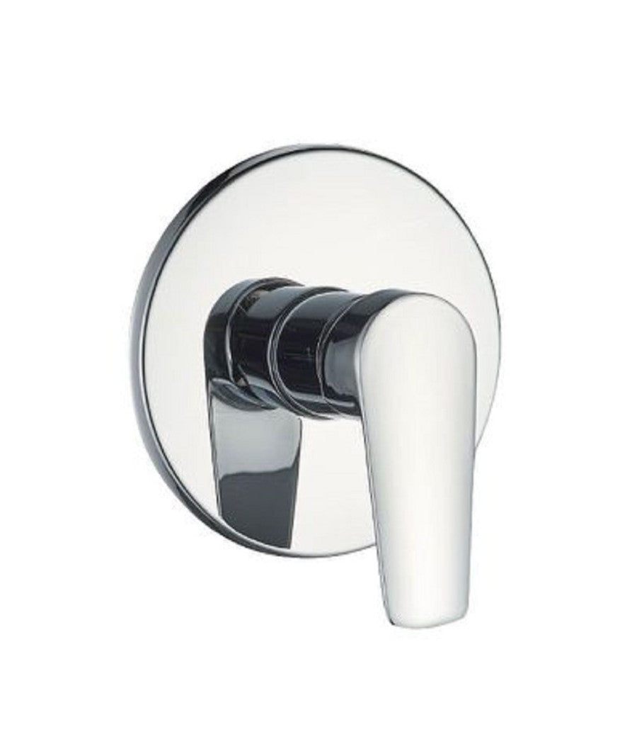 Miscelatore Doccia Ad Incasso Da Parete Bagno Monocomando Cromato Cube 87122         