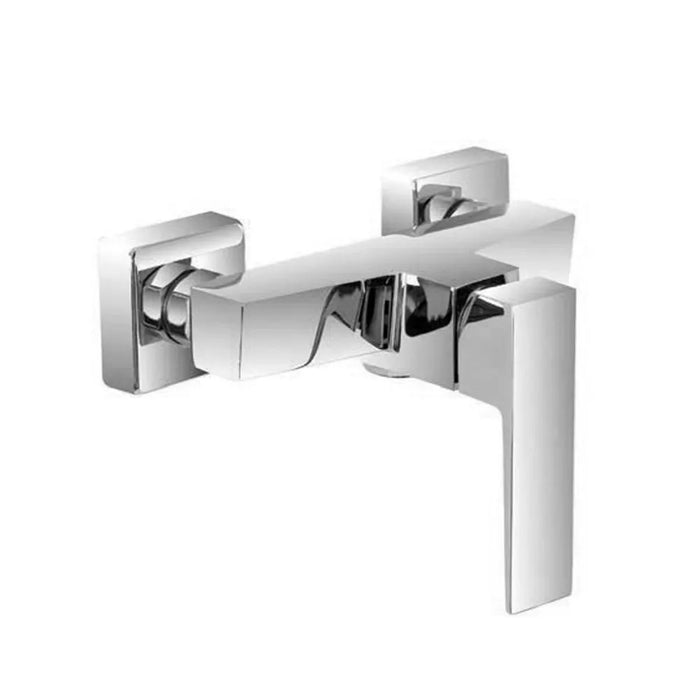 Miscelatore doccia esterno Kubo in ottone con kit doccia e flessibile