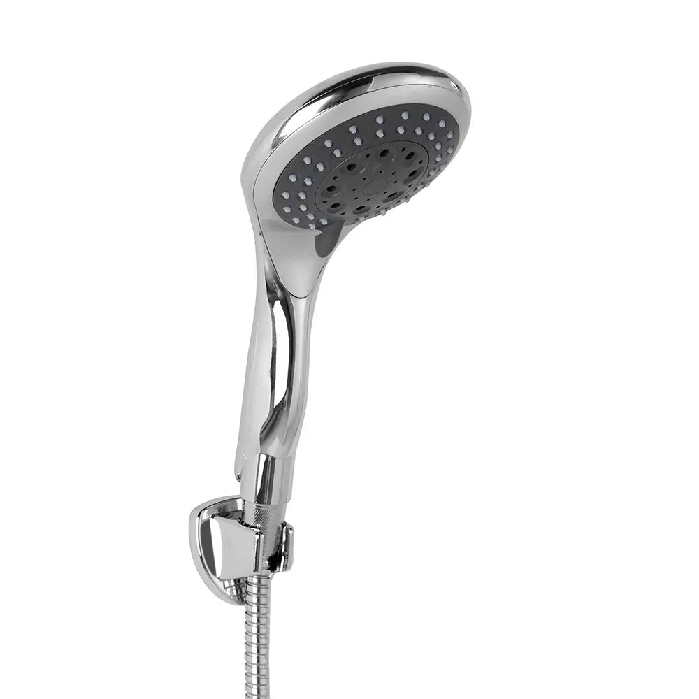 Miscelatore doccia esterno Kubo in ottone con kit doccia e flessibile