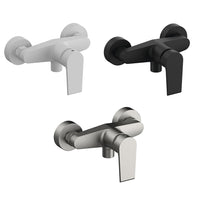 Miscelatore doccia esterno Mariani serie Artic in ottone spazzolato