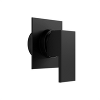 Set doccia nero opaco - Miscelatore incasso Hedy con braccio e soffione slim 20x20 cm