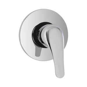 Miscelatore doccia in ottone cromato con corpo incasso incluso Kant