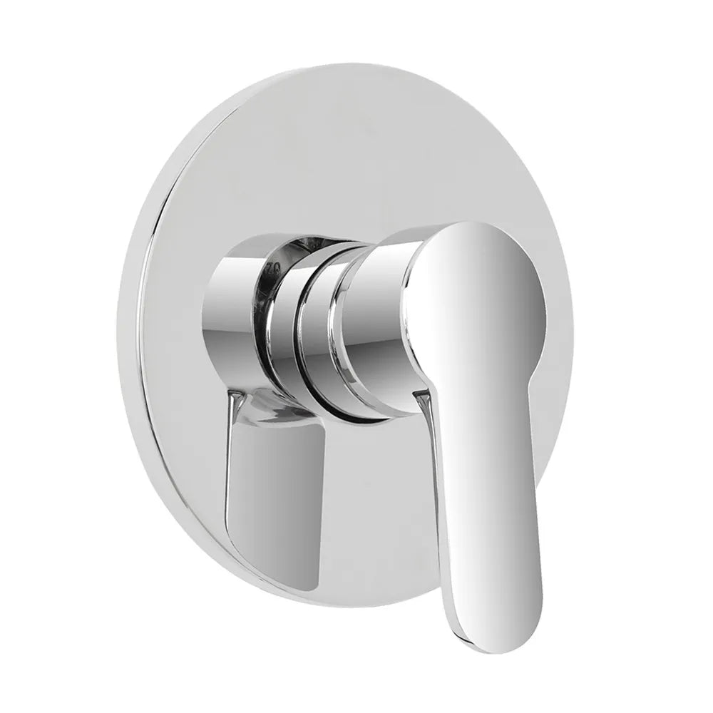 Miscelatore doccia incasso cromato completo di corpo a muro Zoe