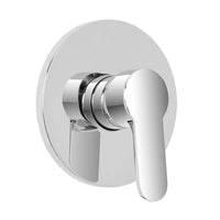 Miscelatore doccia incasso cromato completo di corpo a muro Zoe