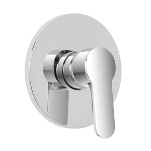 Miscelatore doccia incasso cromato completo di corpo a muro Zoe