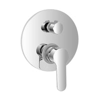 Miscelatore doccia incasso cromo lucido con deviatore a 2 vie Zoe