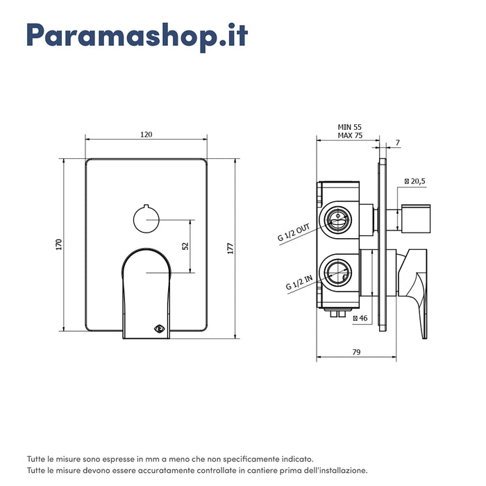 Set miscelatori: lavabo alto, bidet senza scarico ed incasso doccia con deviatore nickel spazzolato | Rita