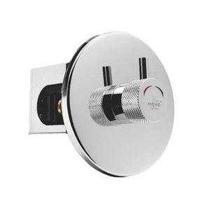 Miscelatore doccia incasso temporizzato a pulsante MCM in ottone cromo