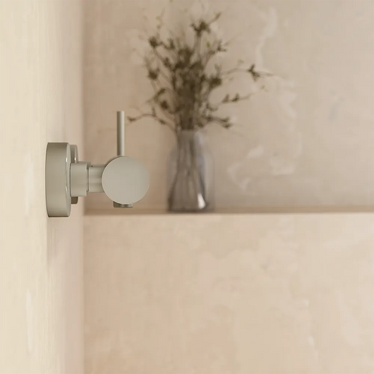 Miscelatore esterno doccia a muro nickel spazzolato | Bette