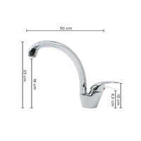 Miscelatore Ginevra canna alta colore avena