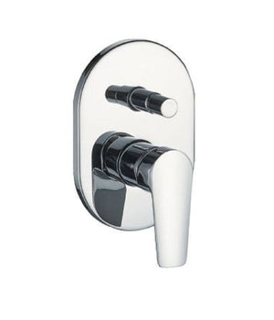 Miscelatore Incasso Doccia Con Deviatore Parete Bagno Ottone Cromato Cube 87123         