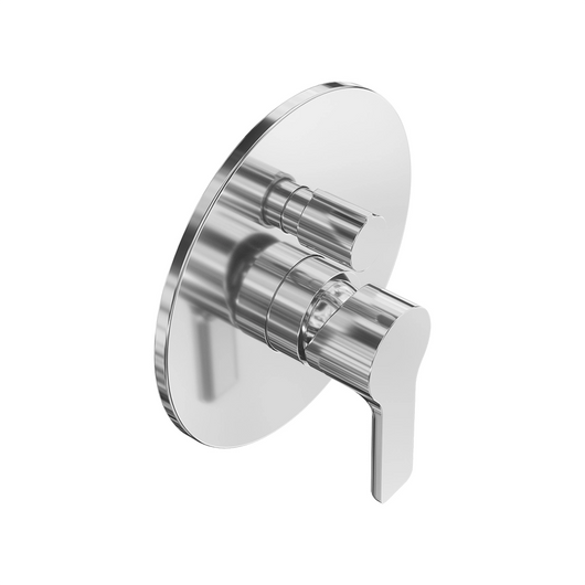 Miscelatore doccia ad incasso con deviatore a leva in ottone cromato | Mia