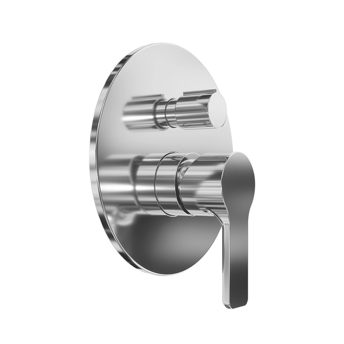 Set miscelatore lavabo e bidet senza scarico ed incasso doccia con deviatore in ottone cromato | Mia