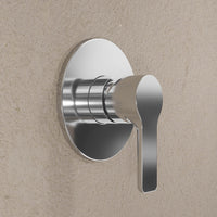 Set miscelatore lavabo ad incasso e bidet ed incasso doccia monocomando in ottone cromato | Mia