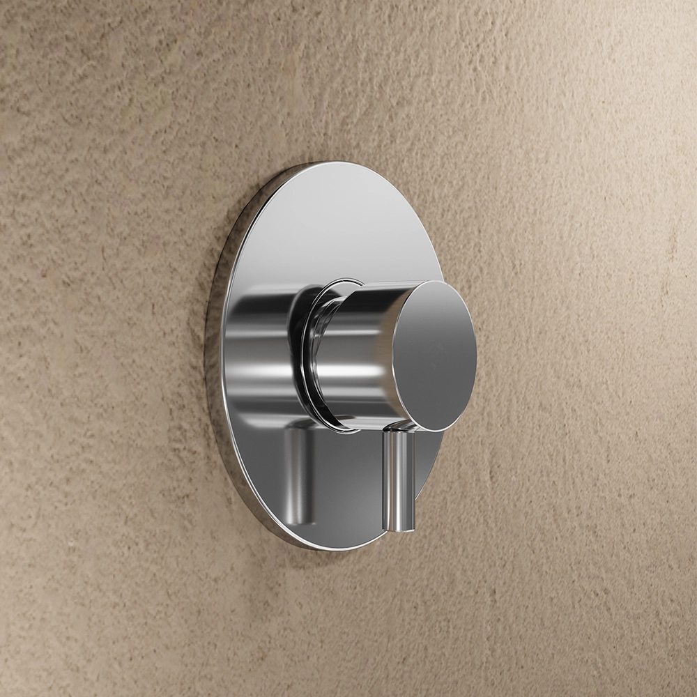 Set miscelatore lavabo, bidet ed incasso doccia monocomando in ottone cromato | Katharine