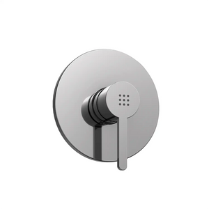 Set doccia cromato - Miscelatore incasso Virna con braccio e soffione slim 20 cm