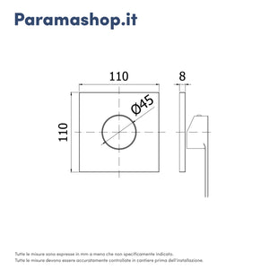 Paffoni set miscelatori lavabo alto, bidet senza scarico e incasso doccia 1 via cromato mod. Ringo