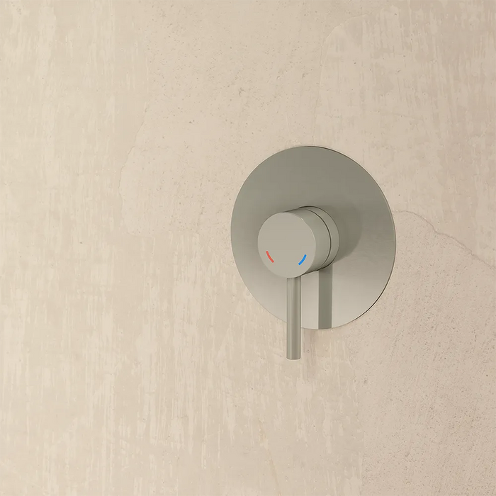 Set miscelatori: lavabo ad incasso bidet senza scarico e incasso doccia monocomando nickel spazzolato | Bette