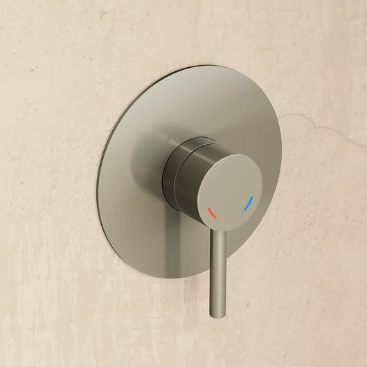 Miscelatore incasso doccia monocomando nickel spazzolato |Bette