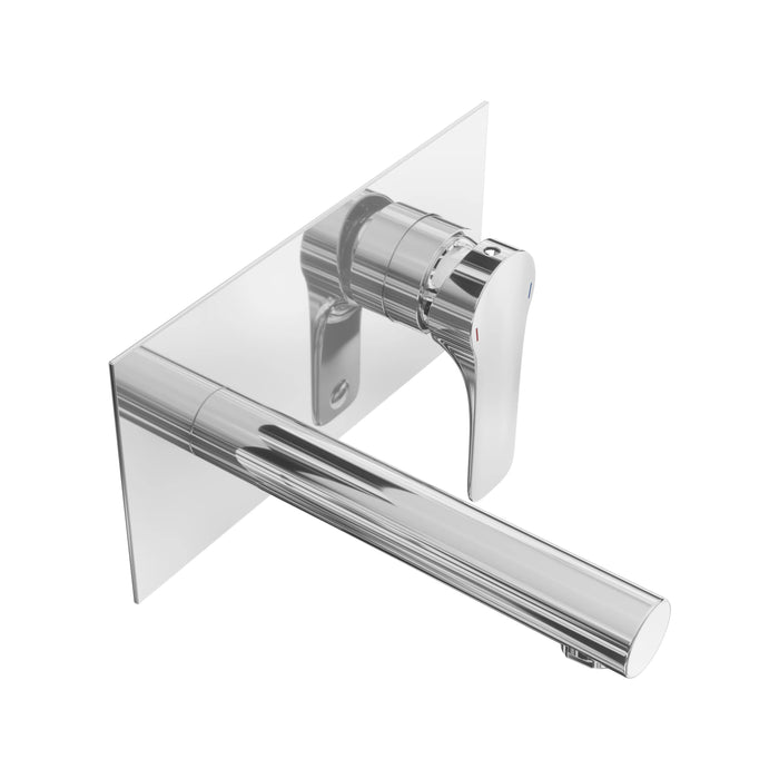 Set miscelatore lavabo ad incasso e bidet senza scarico cromato | Mia