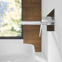 Set miscelatore lavabo ad incasso e bidet ed incasso doccia con deviatore in ottone cromato | Sophia