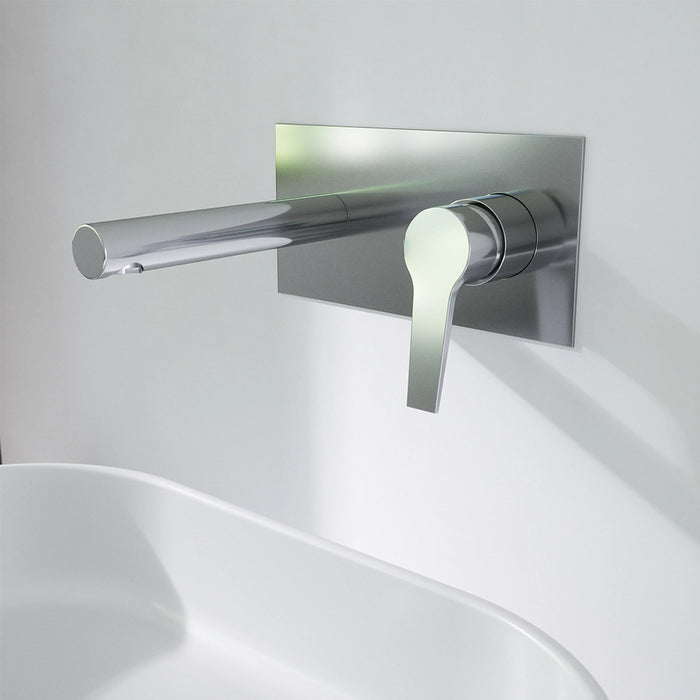 Set miscelatore lavabo ad incasso e bidet senza scarico cromato | Sophia