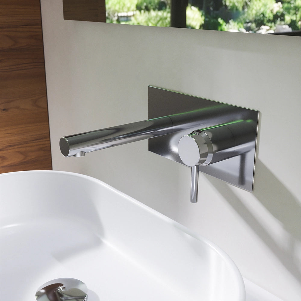 Miscelatore lavabo ad incasso senza scarico cromato | Katharine