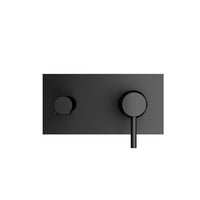 Miscelatore lavabo ad incasso senza scarico nero opaco | Katharine