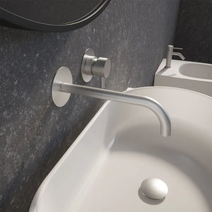 Miscelatore lavabo ad incasso nickel spazzolato | Katharine